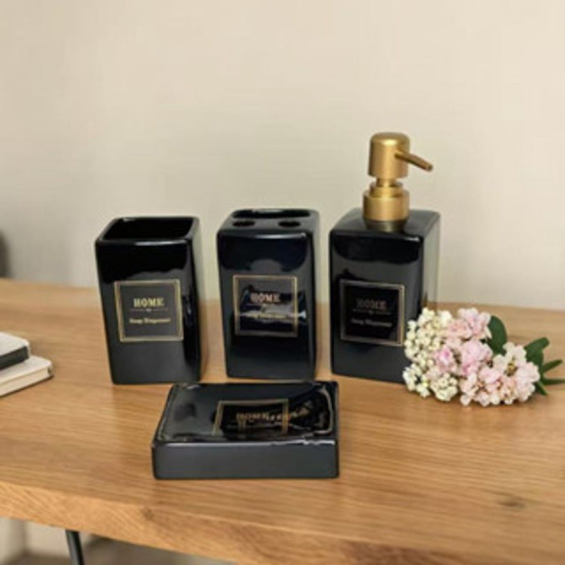 Conjunto de Banheiro em Cerâmica 4 Peças