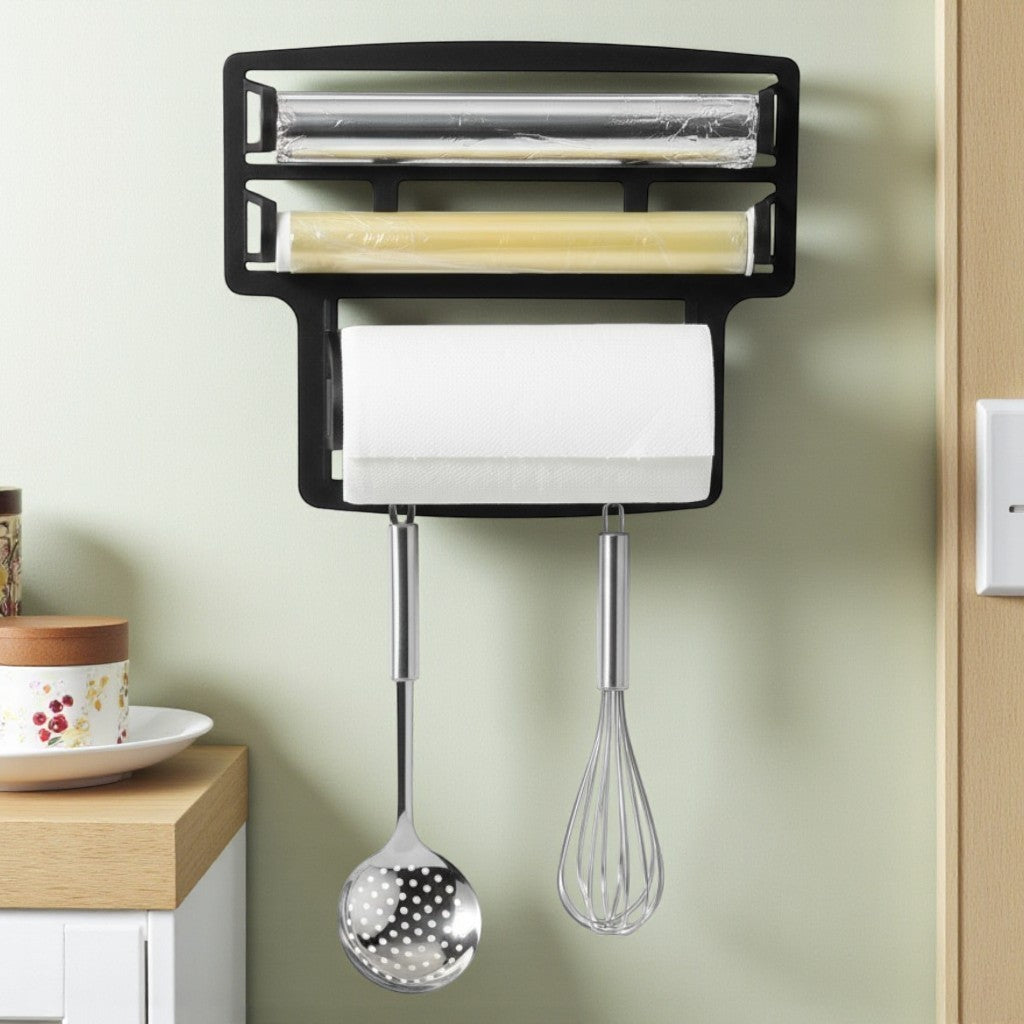 Suporte Triplo para Rolos de Papel