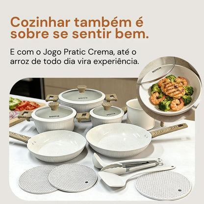 Jogo de Panelas Premium Antiaderente NINEVE