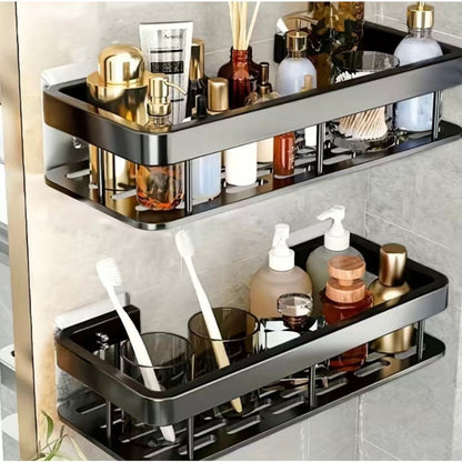 Kit com 2 Porta-Shampoos Premium sem Furação para Banheiro