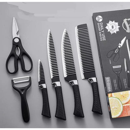 Kit Gourmet de Facas Profissionais para Cozinha e Grill