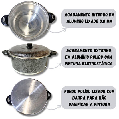 Jogo de Panelas de Alumínio para Cozinha