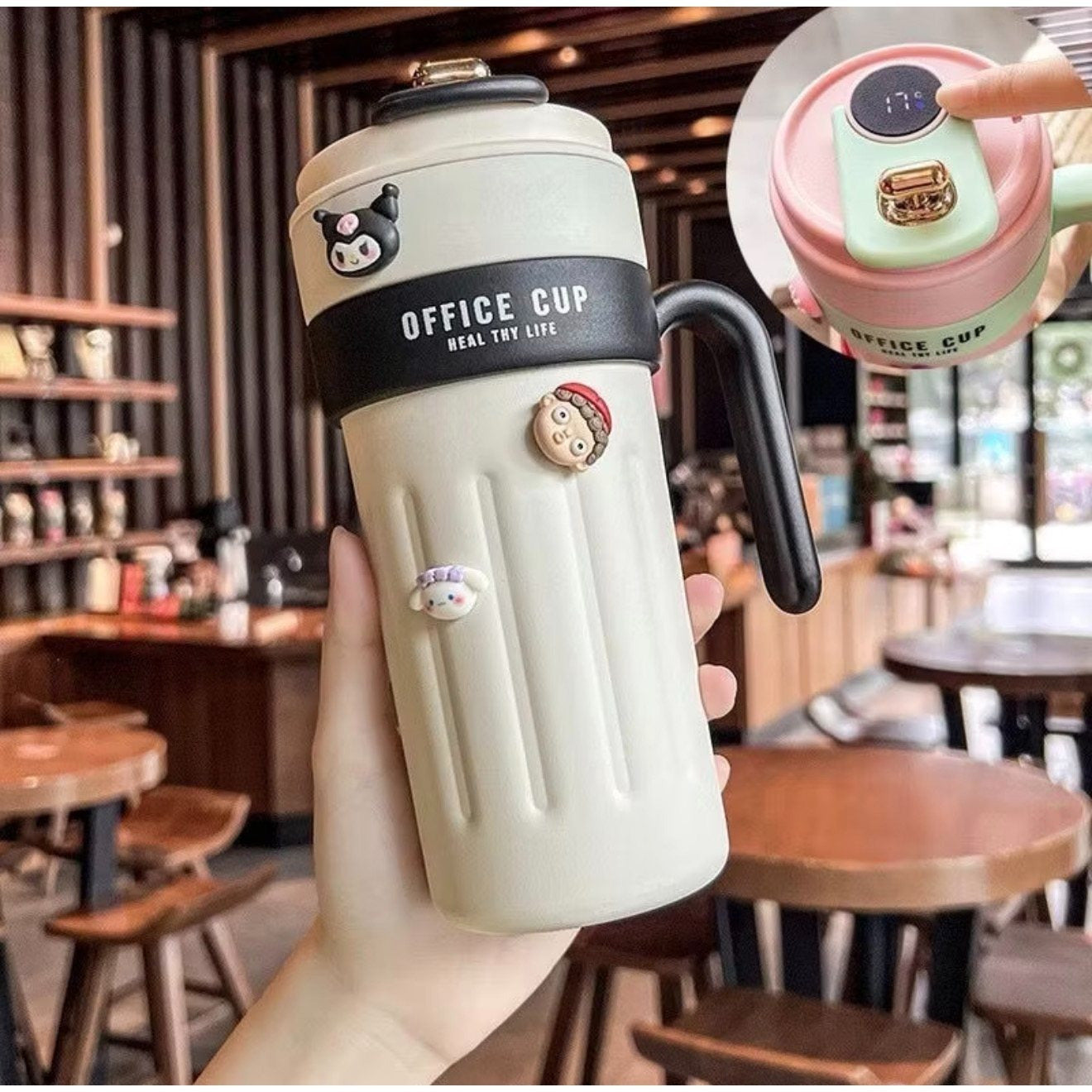 Caneca Térmica Inteligente com Design Moderno