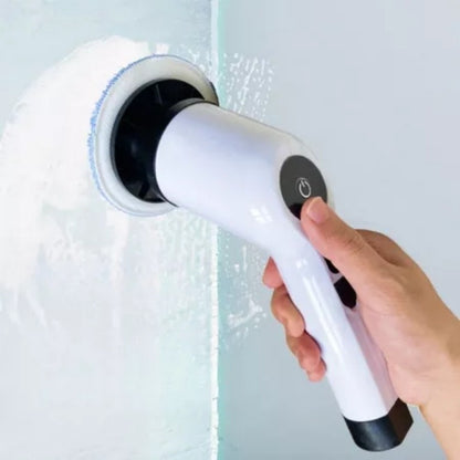 Escova Elétrica Giratória Recarregável 9 em 1 com Cabo Extensor