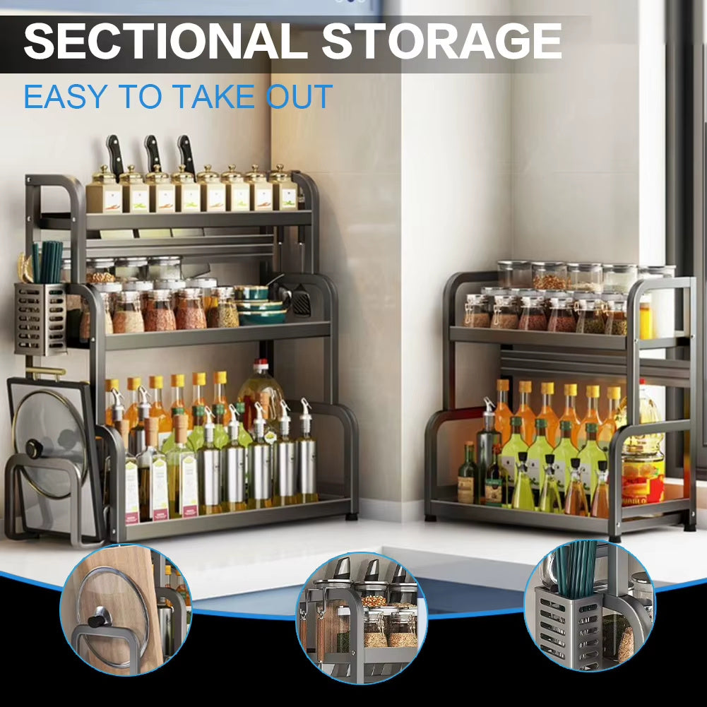 Suporte Multifuncional de Cozinha