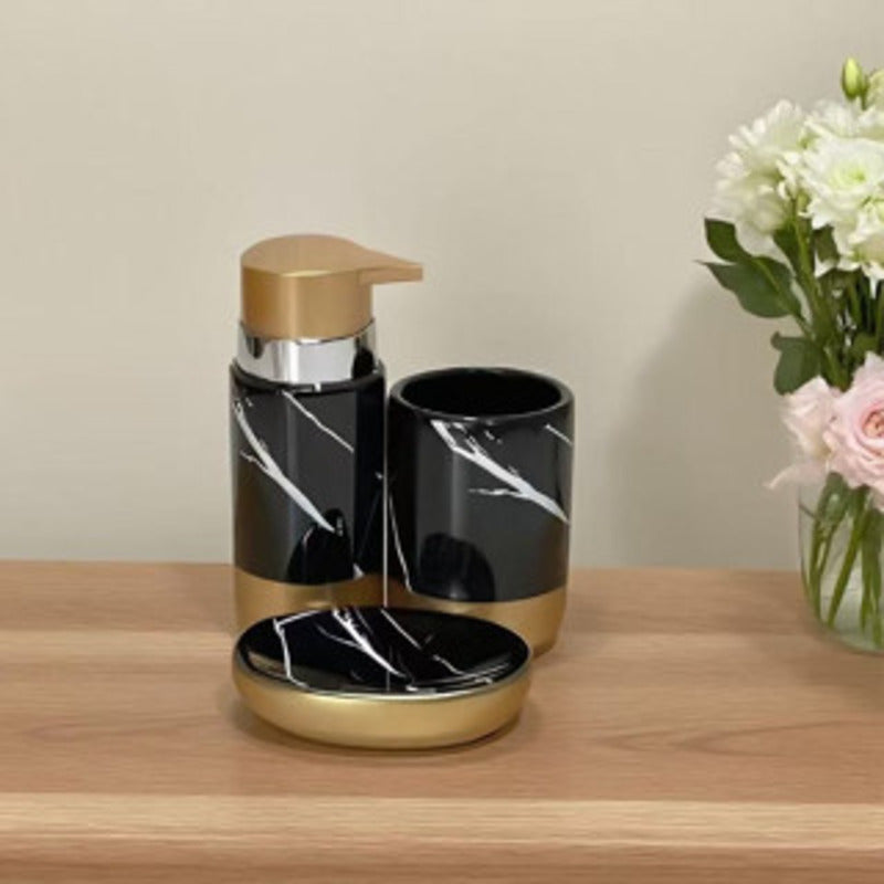 Conjunto de Banheiro em Cerâmica 4 Peças