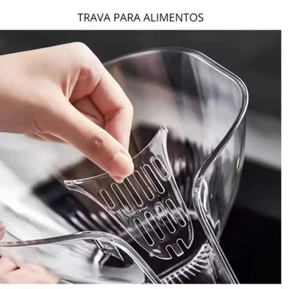Bacia Escorredora para Lavar Alimentos na Cozinha
