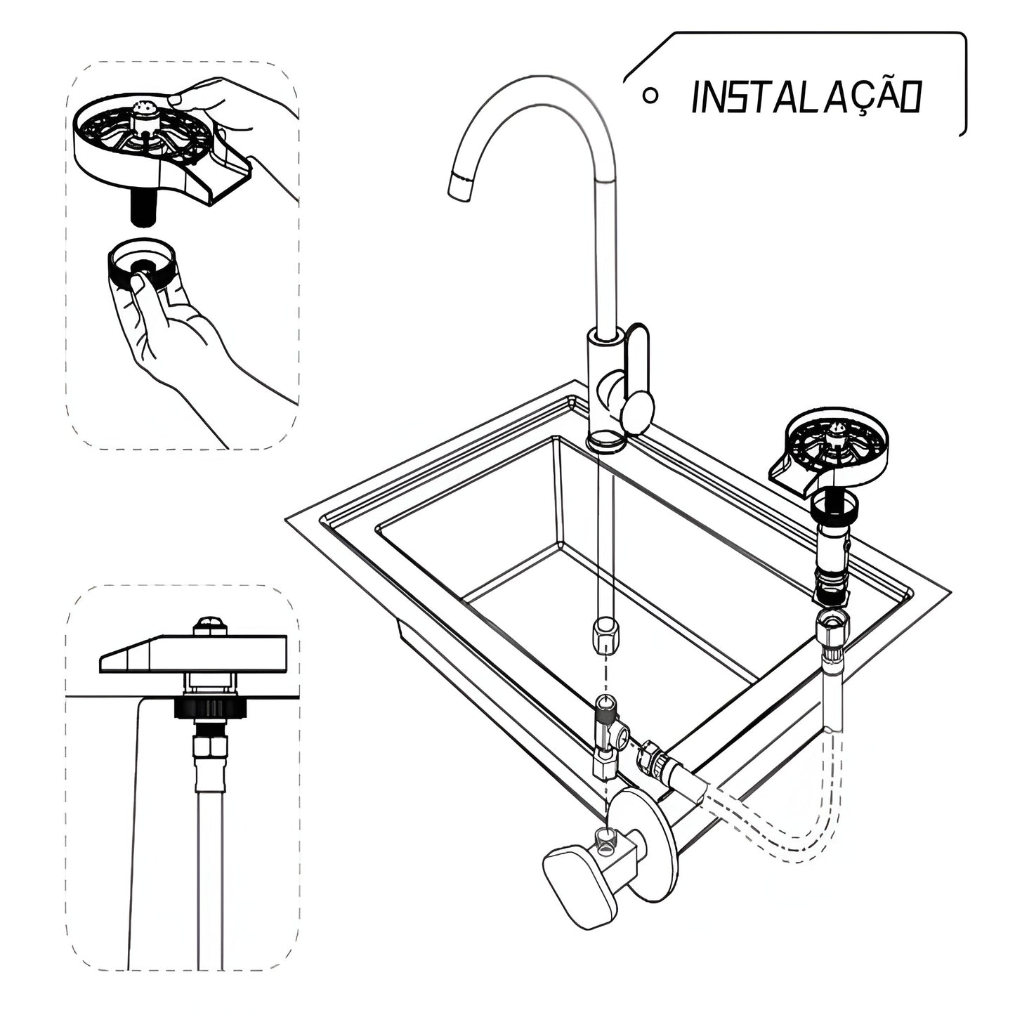 Lava-Louças Automática de Pia