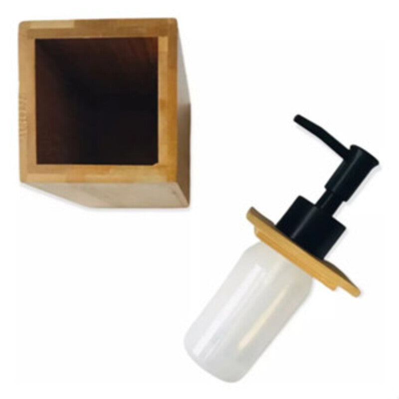 Dispenser de Sabonete Líquido em Bambu