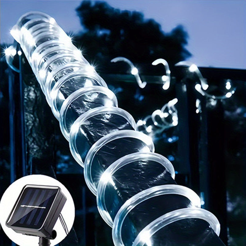 Cortina de Luzes LED de Natal com Papai Noel