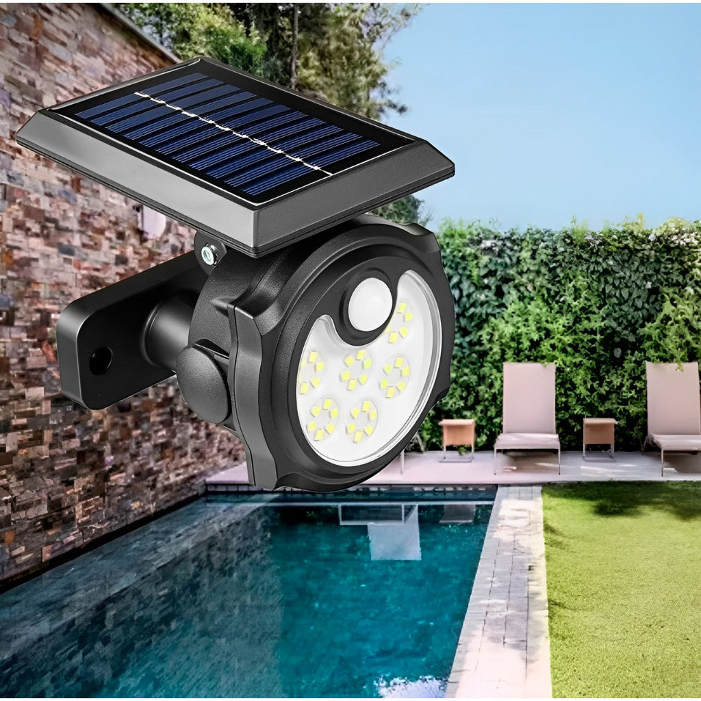 Refletor Solar LED para Jardim com Fixação por Espeto