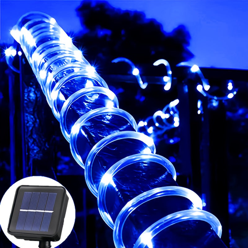 Cortina de Luzes LED de Natal com Papai Noel