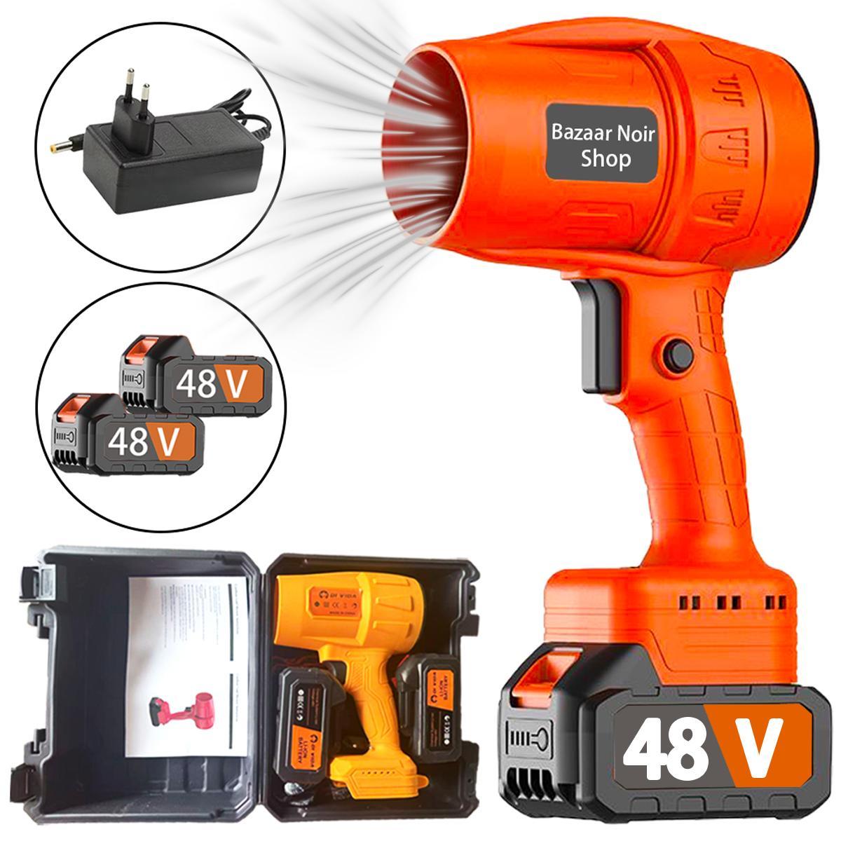 Soprador Turbina Portátil de Alta Potência 48V Recarregável