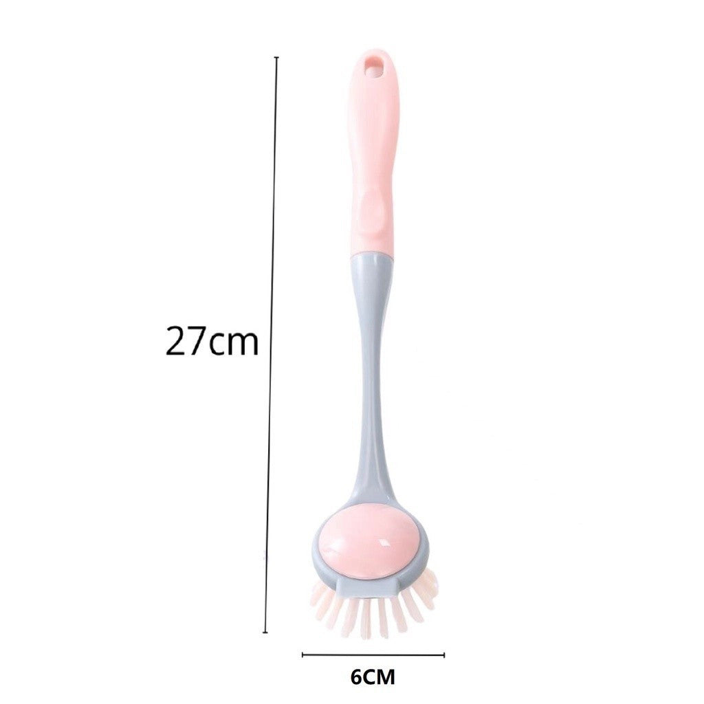 Escova Redonda Multiuso com Cabo e Raspador