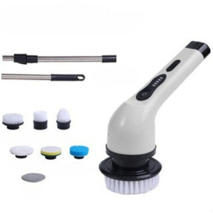 Escova Elétrica Giratória Recarregável 9 em 1 com Cabo Extensor