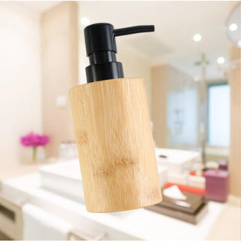 Dispenser de Sabonete Líquido em Bambu