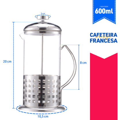 Cremeira Francesa de Inox 600ml