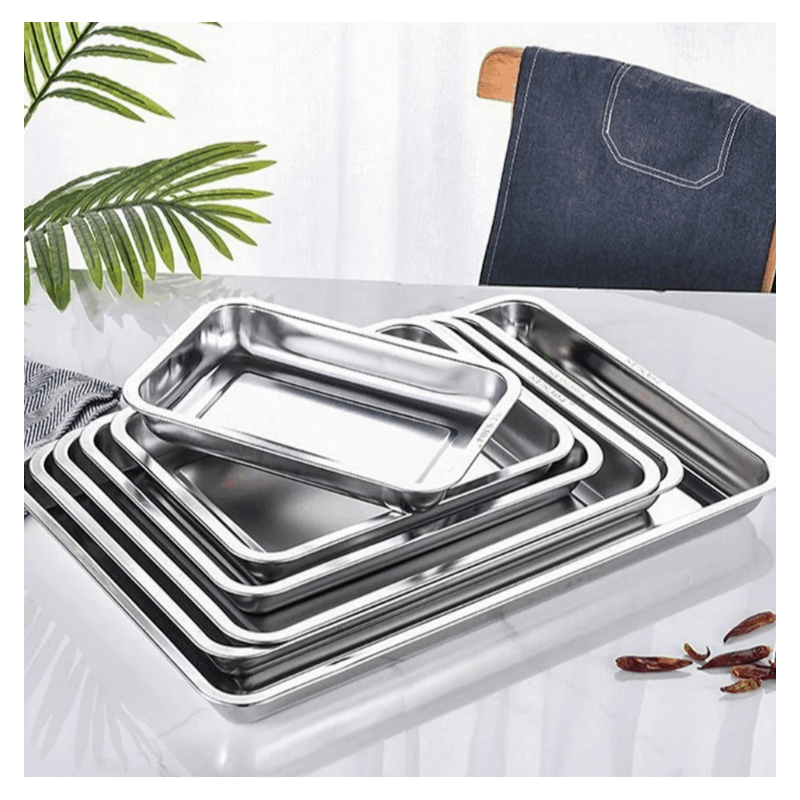 Forma Retangular de Aço Inoxidável Resistente para Forno e Cozinha