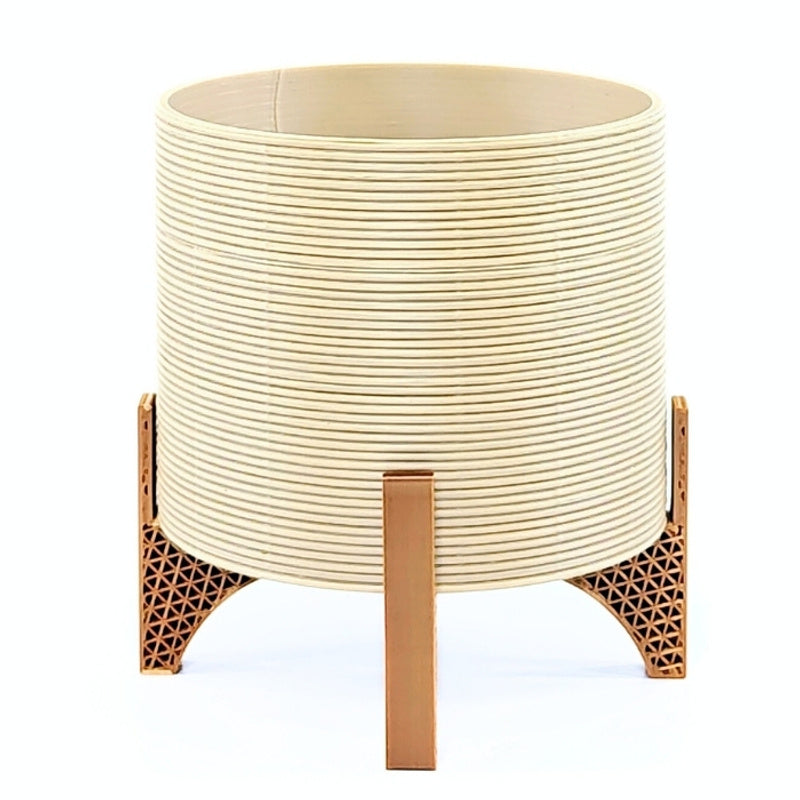 Vaso Cachepot Médio com Suporte para Plantas