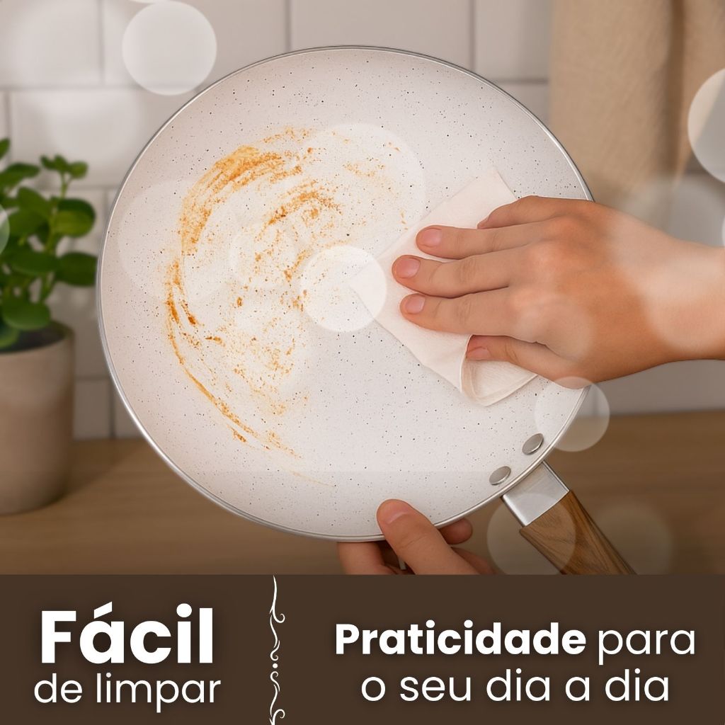 Jogo de Panelas Cerâmicas Antiaderentes Legacy