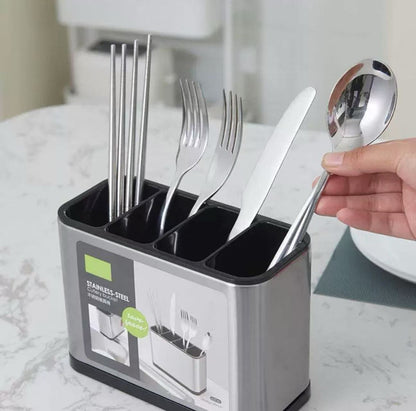 Suporte Organizador de Utensílios em Aço Inox