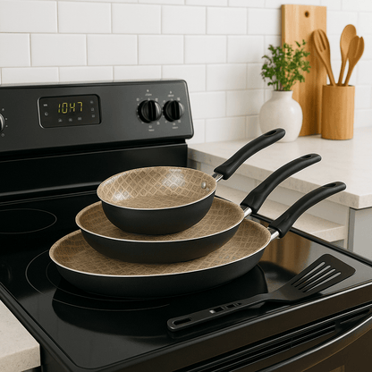 Jogo de Frigideiras Antiaderentes para Cozinha