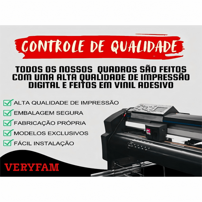 Conjunto de 3 Quadros Decorativos com Moldura – Estilo Floral Natural