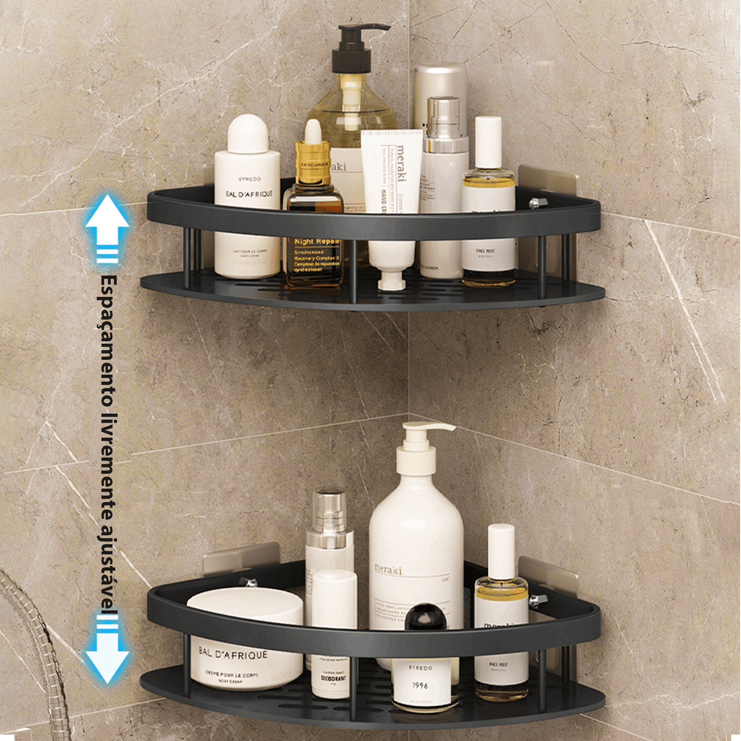 Suporte para Banheiro com Prateleira Multifuncional