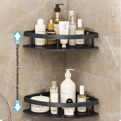 Suporte para Banheiro com Prateleira Multifuncional