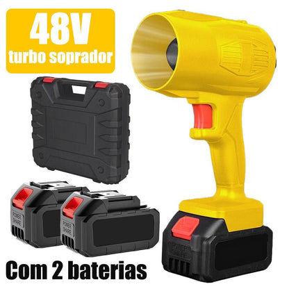 Soprador Turbina Portátil de Alta Potência 48V Recarregável