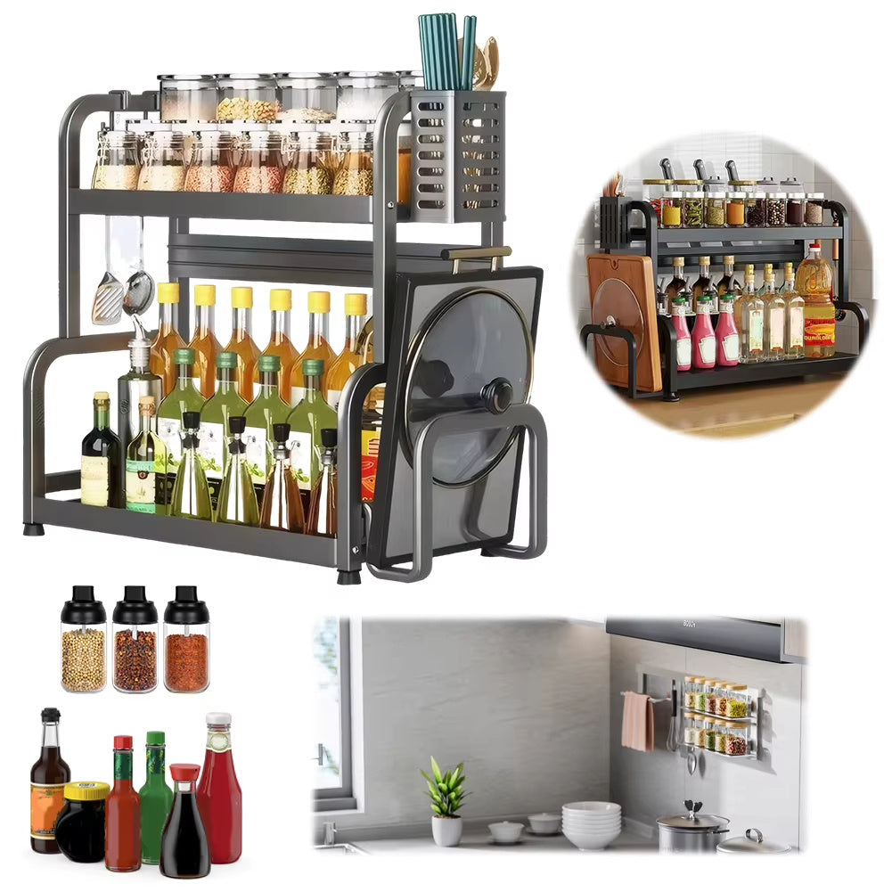 Suporte Multifuncional de Cozinha