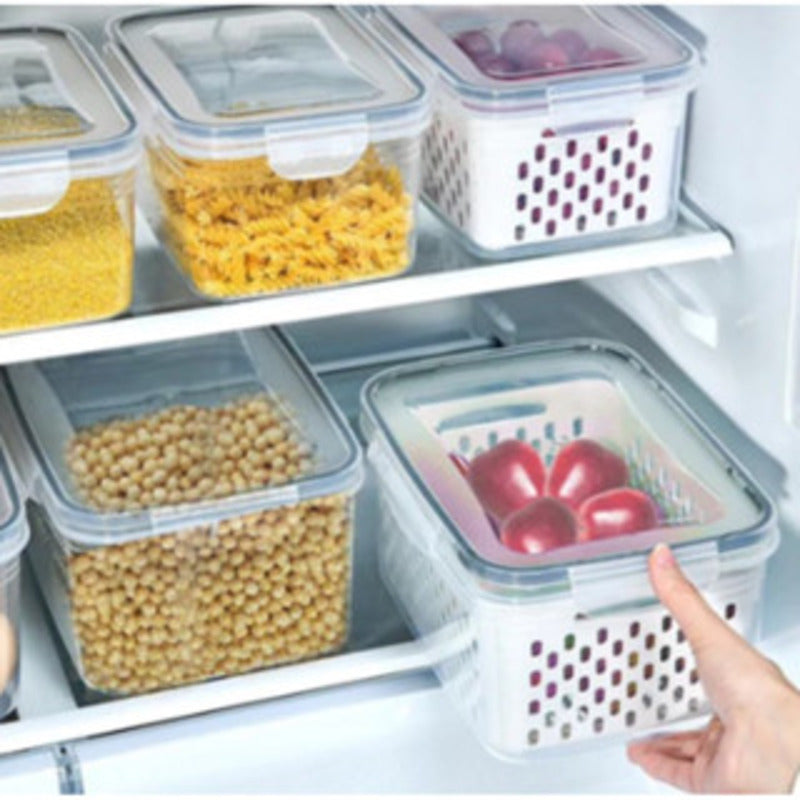 Kit Organizador para Geladeira com 3 Peças