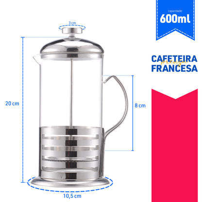Cremeira Francesa de Inox 600ml