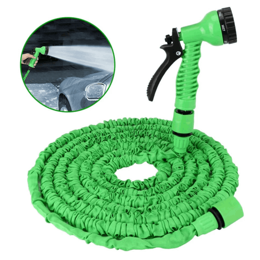 Mangueira Mágica Expansível 15M com Pistola e 7 Tipos de Jato