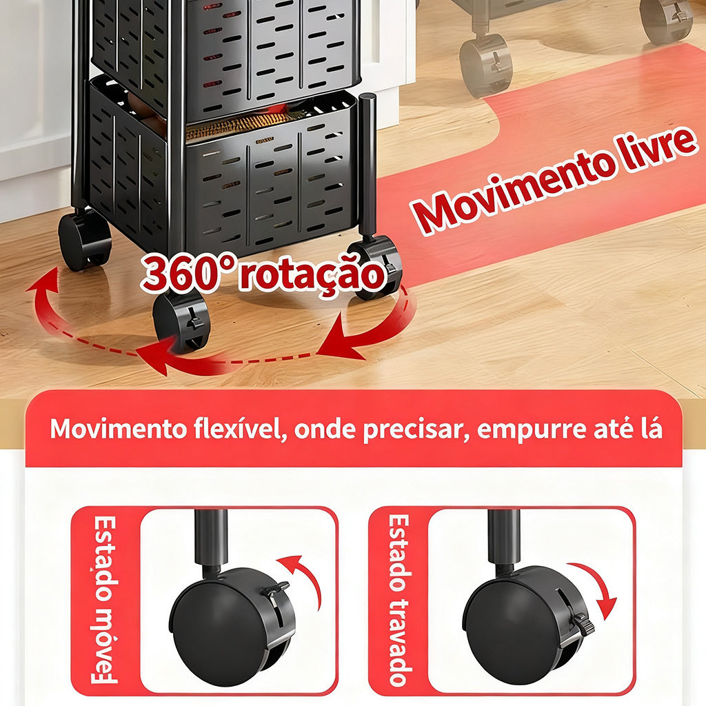 Organizador de Cozinha Giratório