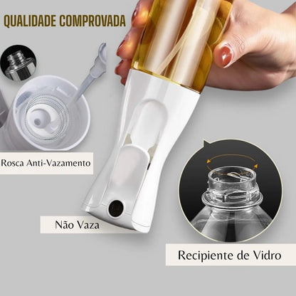 Borrifador de Vidro para Azeite e Vinagre
