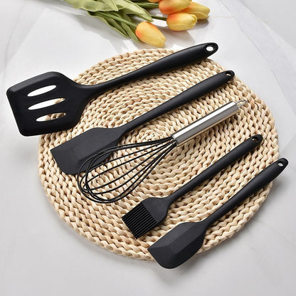 Conjunto de Utensílios de Cozinha em Silicone