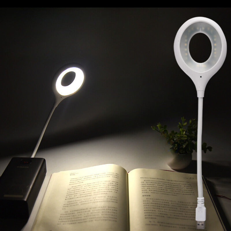 Luminária LED Dobrável para Leitura com Controle por Voz