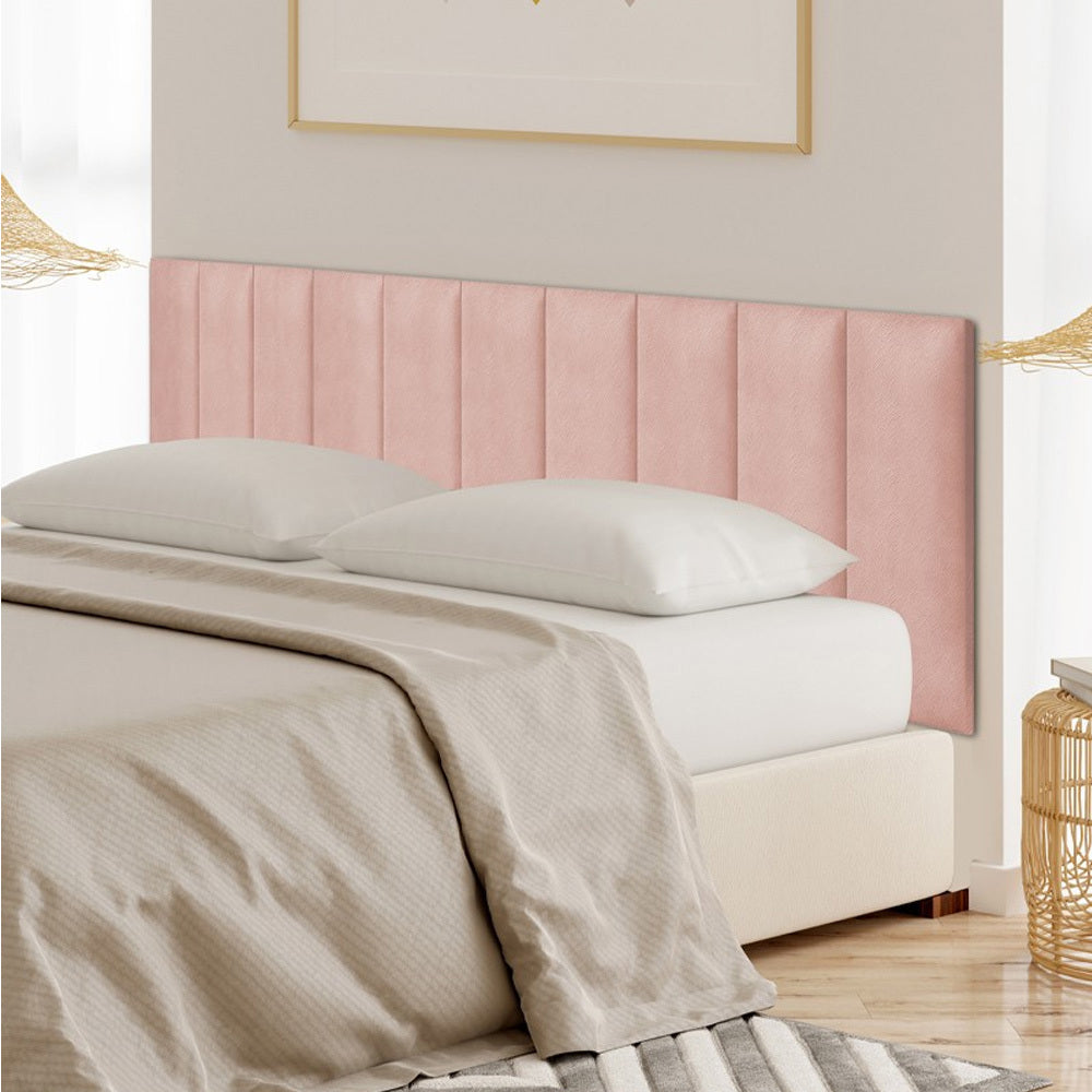 Cabeceira Modular Estofada com Fixação Autoadesiva