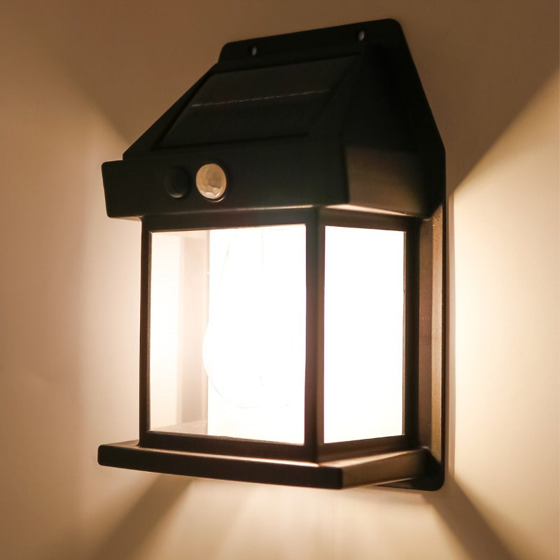 Luminária Solar de Parede Estilo Retrô – Kit com 2 Unidades