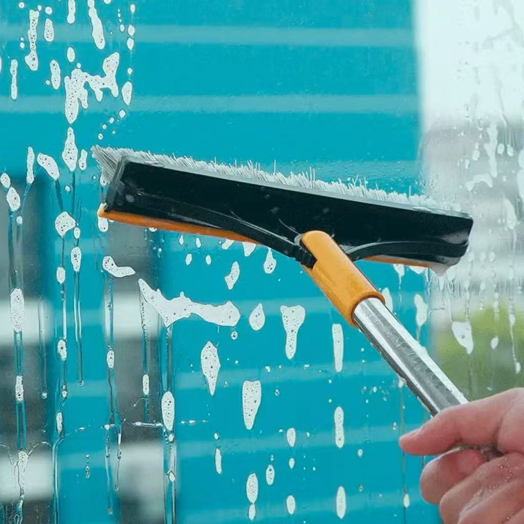 Vassoura com Escova de Limpeza 2 em 1