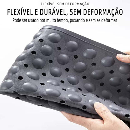 Tapete Antiderrapante para Banho com Ventosas e Função Massageadora