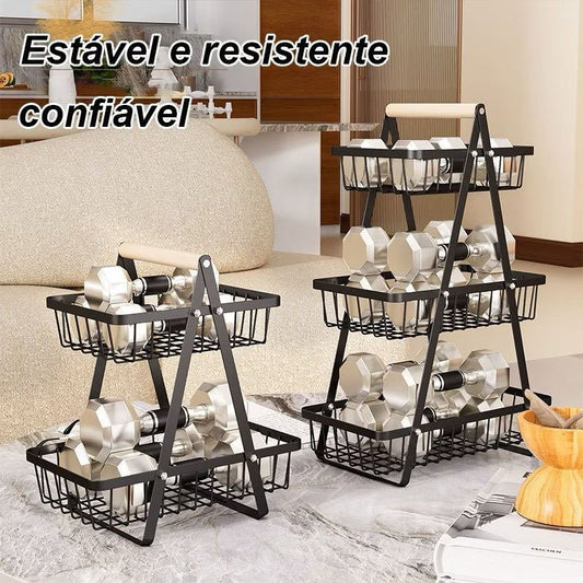 Cesto Organizador para Frutas e Legumes