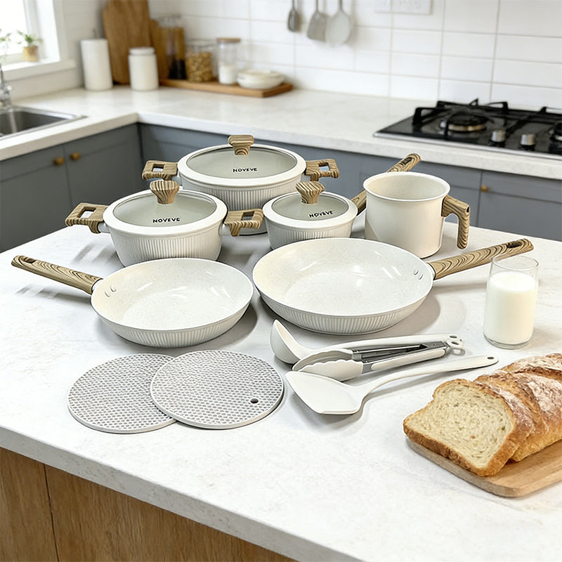 Jogo de Panelas Premium Antiaderente NINEVE