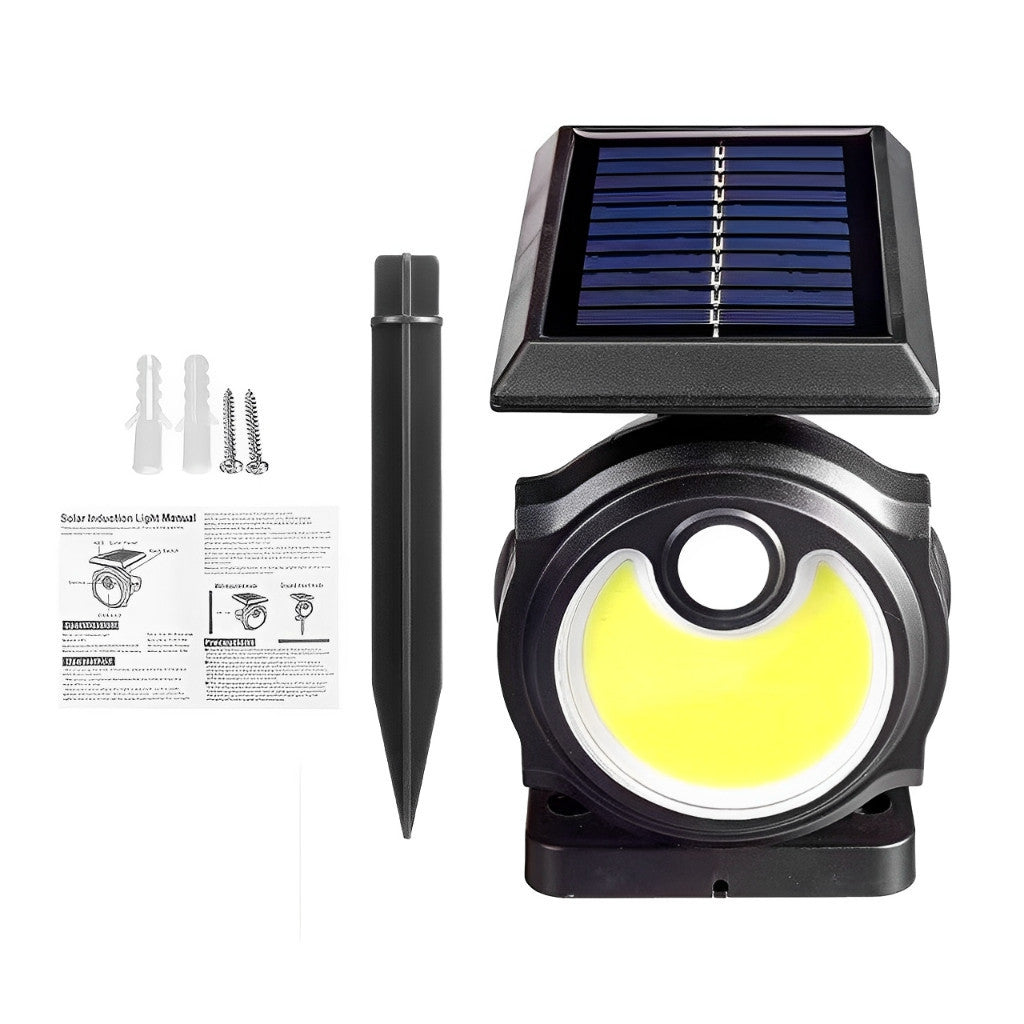 Refletor Solar LED para Jardim com Fixação por Espeto