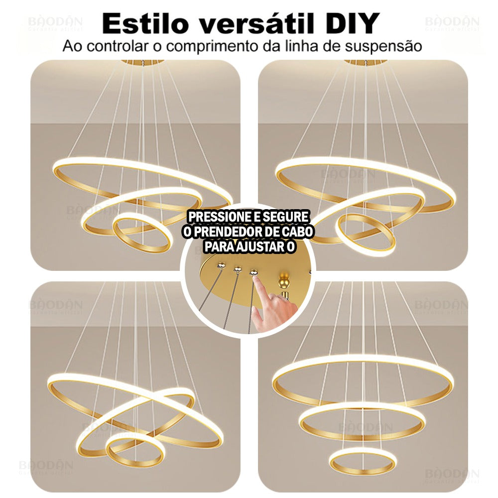 Lustre Pendente LED Nórdico