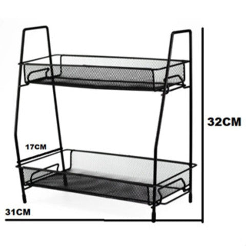 Prateleira Organizadora Dupla em Metal