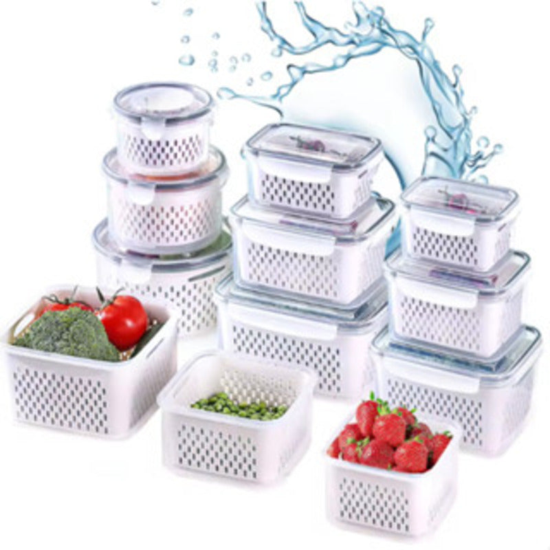 Kit Organizador para Geladeira com 3 Peças