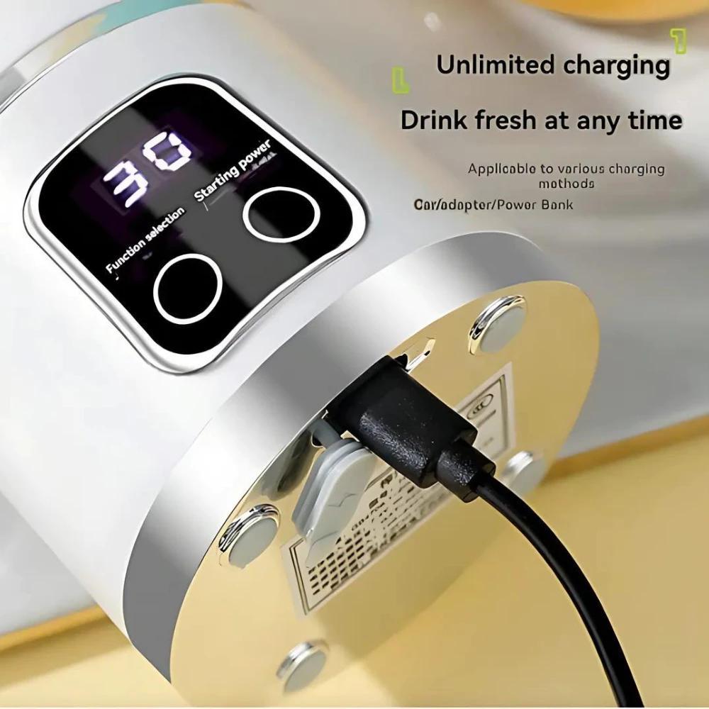 Mini Liquidificador Portátil com 8 Lâminas