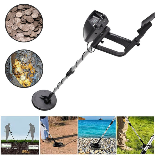 Detector de Metais Profissional com Bateria Recarregável Integrada